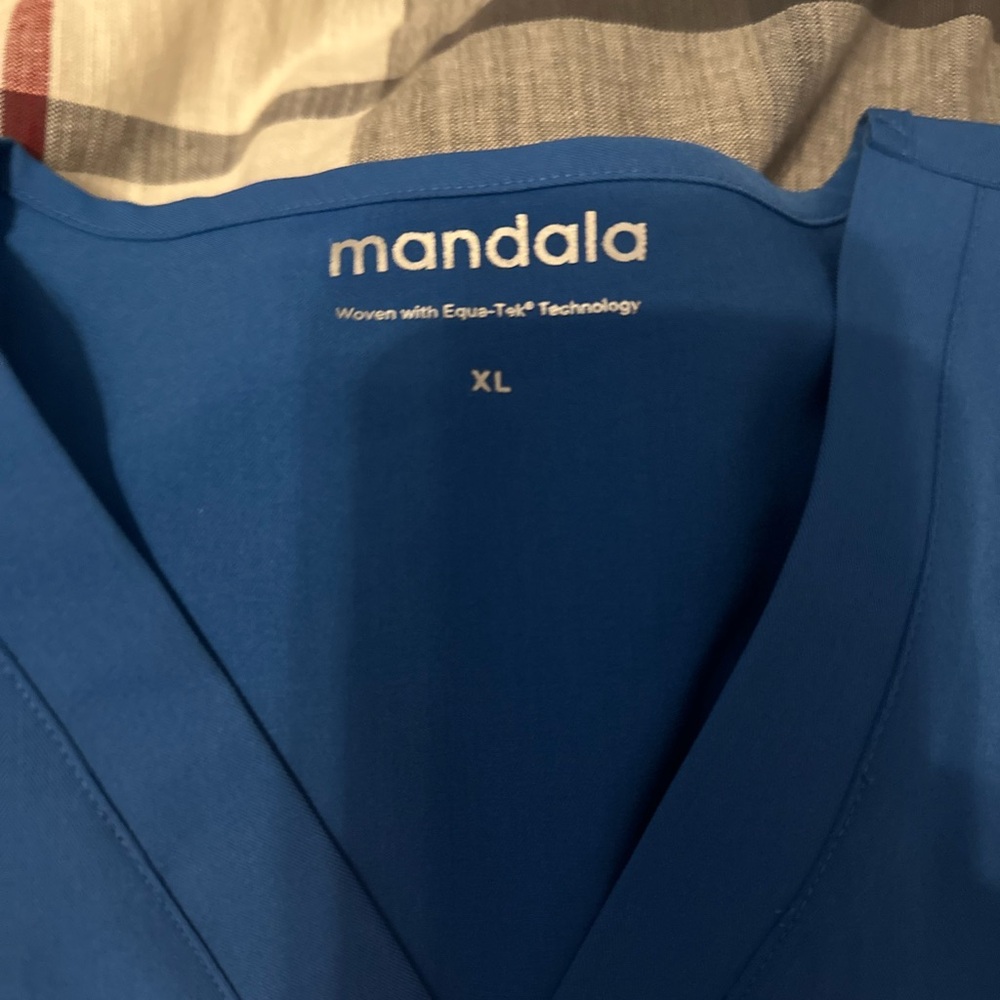 Brand new with tags Mandala royal blue scrub set.